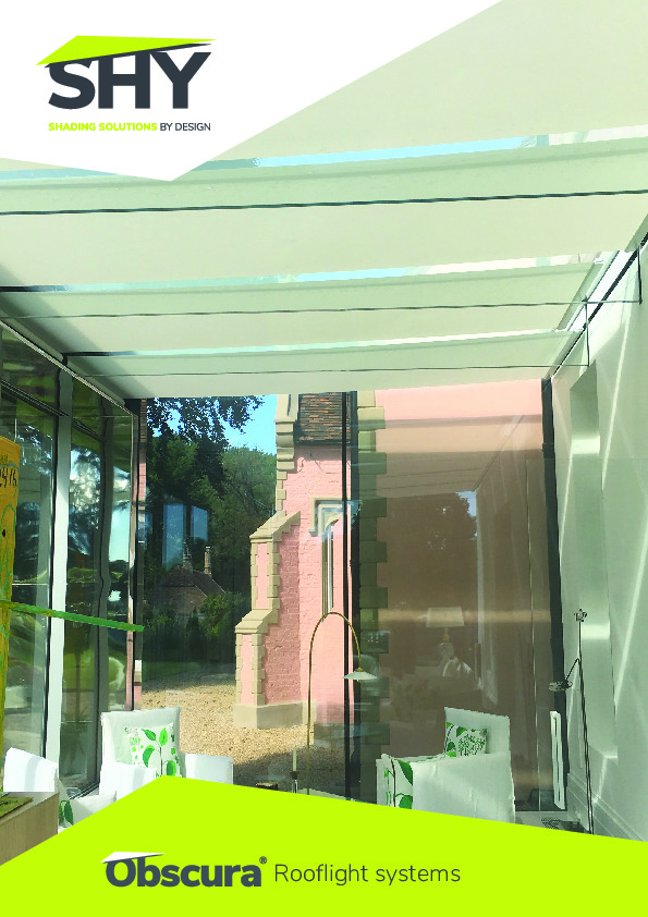 Obscura® rooflight systems